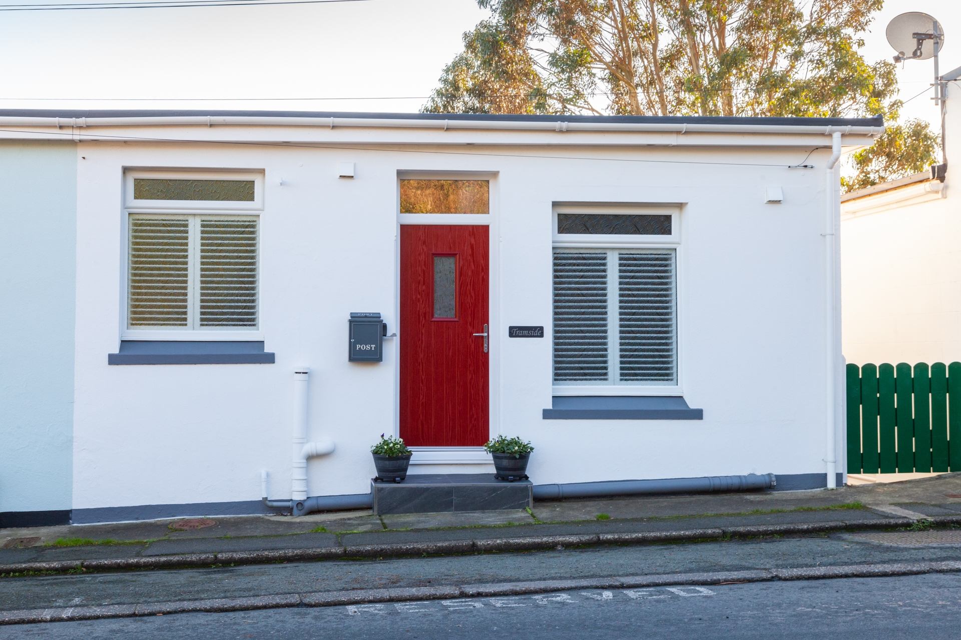 Tramside is a A coastal getaway with panoramic views and upside-down charm