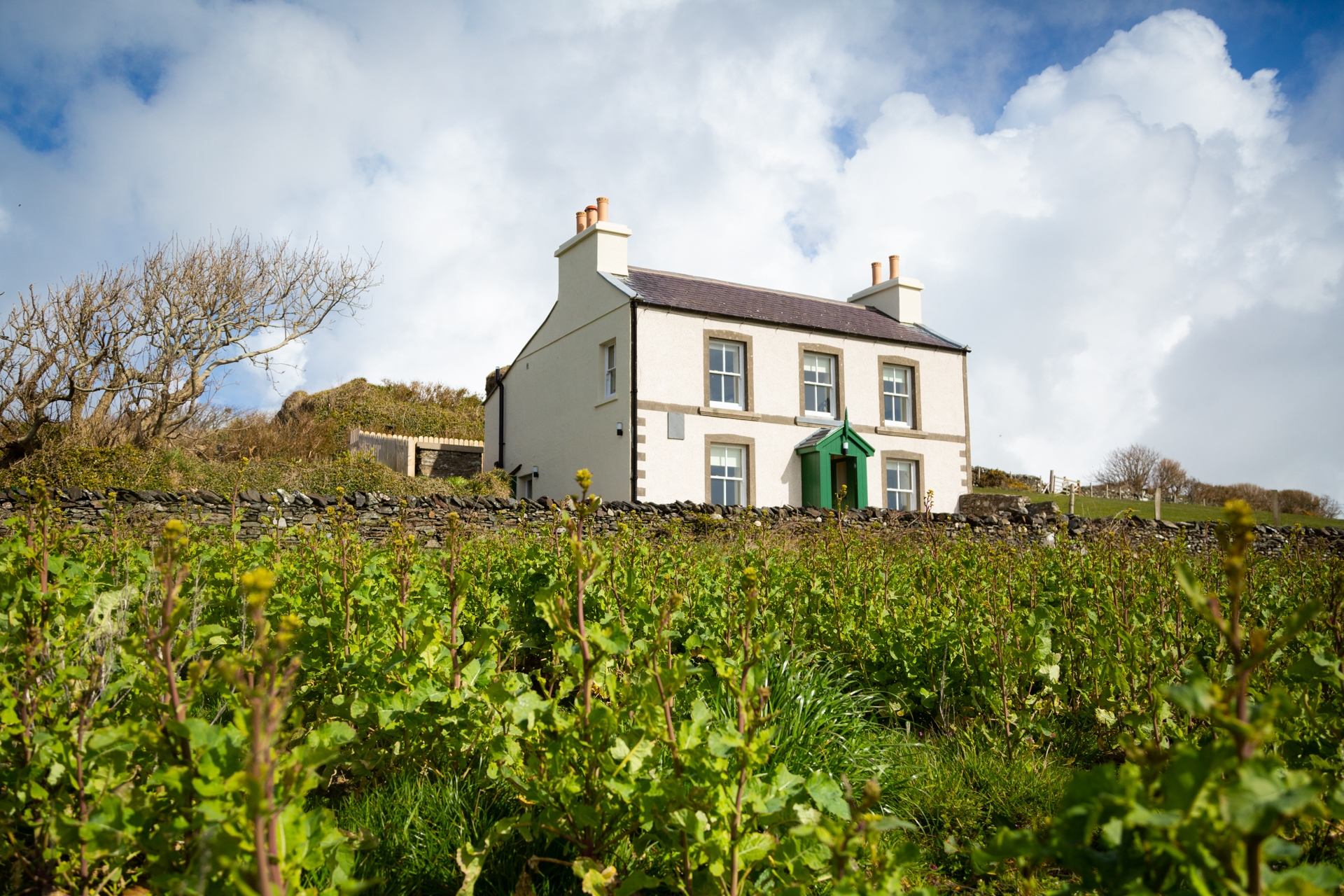 Calf View is a Tranquil Cregneash cottage overlooking the Calf of Man