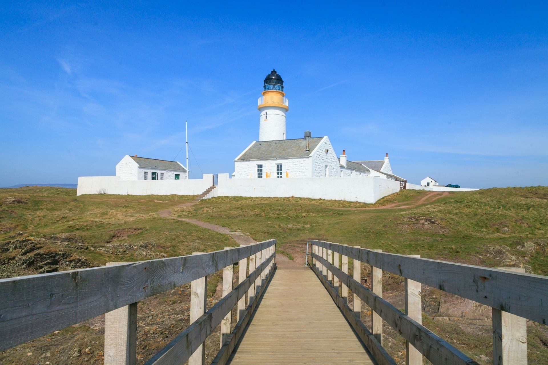 Langness Lighthouse Cottage - West is a A unique and historic escape, Langness Lighthouse Cottages are set in breathtaking scenery